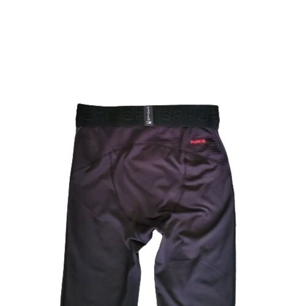 Spyder Active Men's Pro Web Base Layer Compression Leggings Pants Black Size Sma - Picture 5 of 13